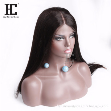 13x4 Lace Front Human Hair Wigs For Black Woman Middle Part 130%150% Lace Frontal Wigs Brazilian Straight Remy Hair